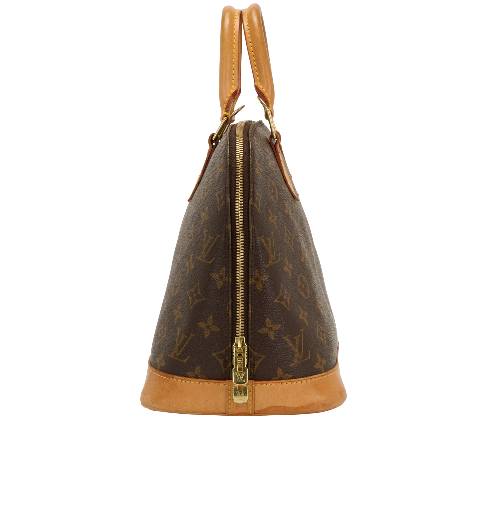 Vintage Alma PM, &pound;450, Handbags, Brown, Canvas, Side view